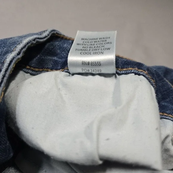 Pistola‎ Women 22W High Rise Distressed Skinny Jeans Medium Wash Raw Hem Blue - Picture 10 of 11